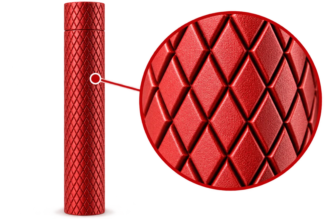 Crimson Red Riserva with magnified diamond texture