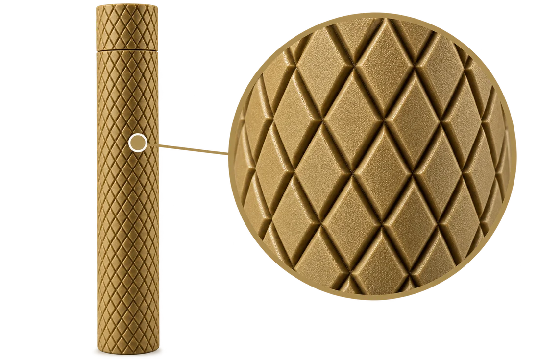Sand Gold Riserva with magnified diamond texture